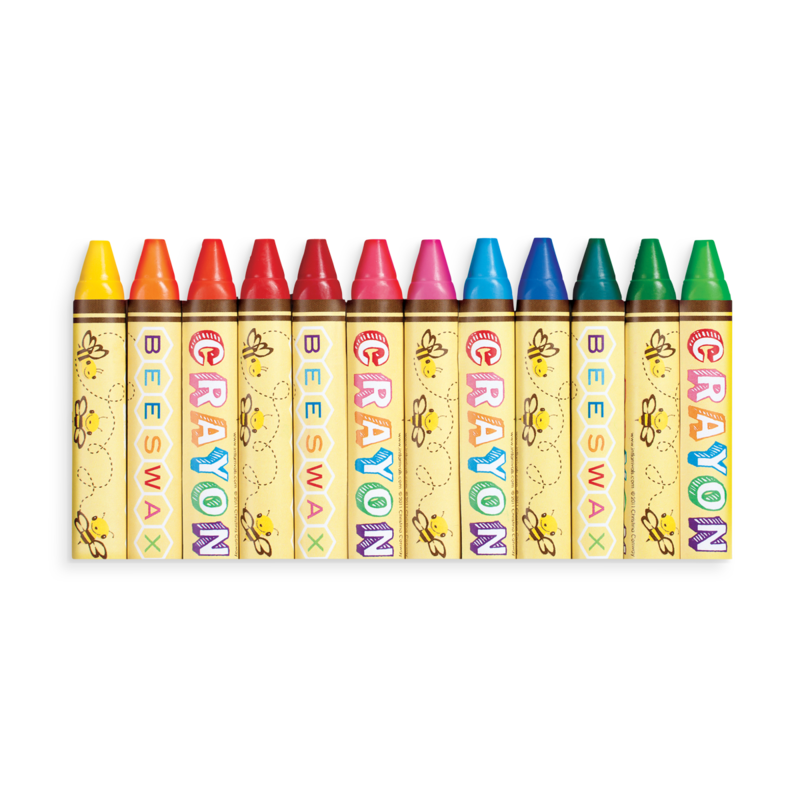 Brilliant Bee - 12 Beeswax Crayons    
