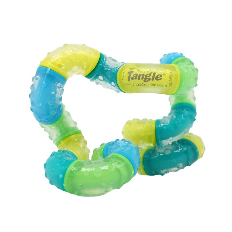 Tangle Brain Tools Think - Blues and Greens, or Purple, Orange and Teal    
