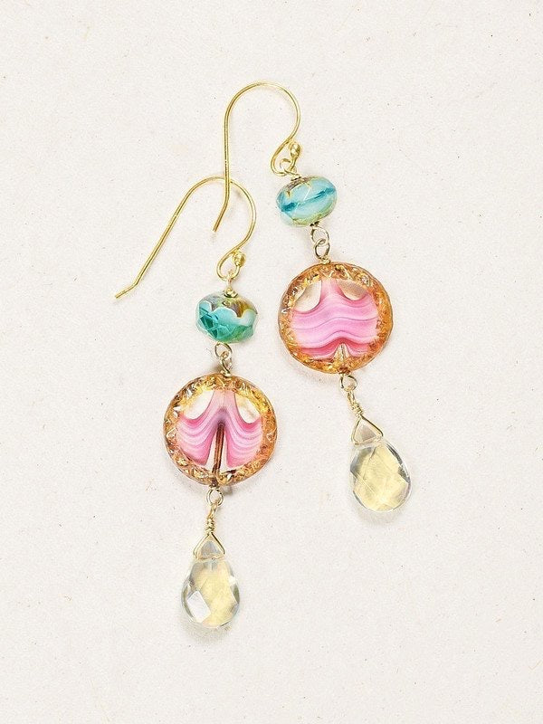 Holly Yashi Clementine Earrings - Watermelon    