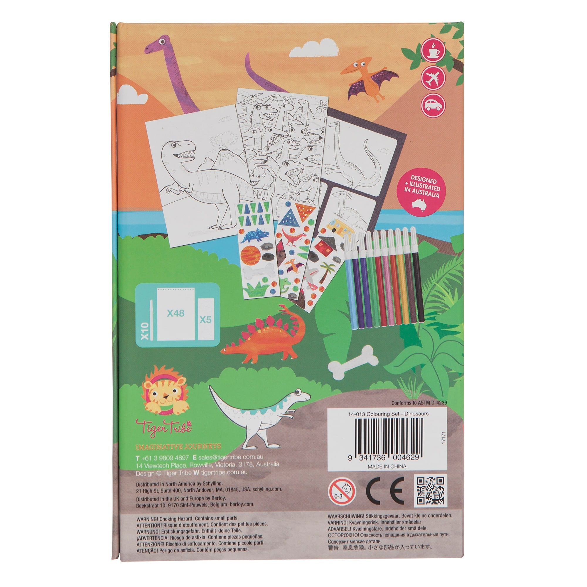 Coloring Set - Dinosaurs    