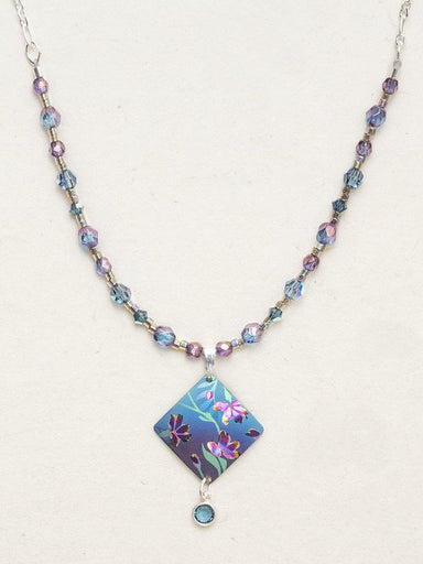 Holly Yashi Garden Sonnet Beaded Necklace - Blue    