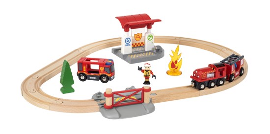 Brio Firefighter Train Set    