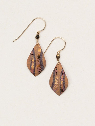 Holly Yashi Riverwind Earrings - Cocoa/Amber    