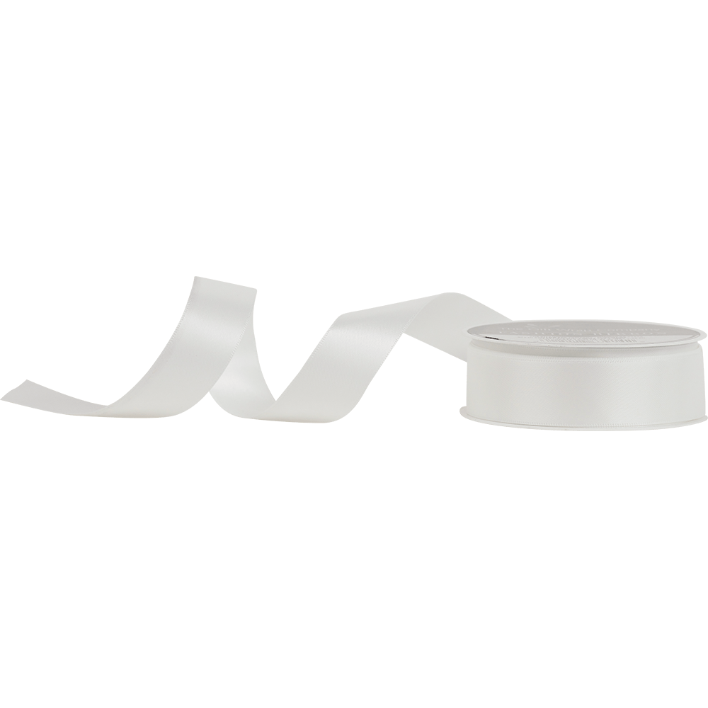 Satin Ribbon - White    