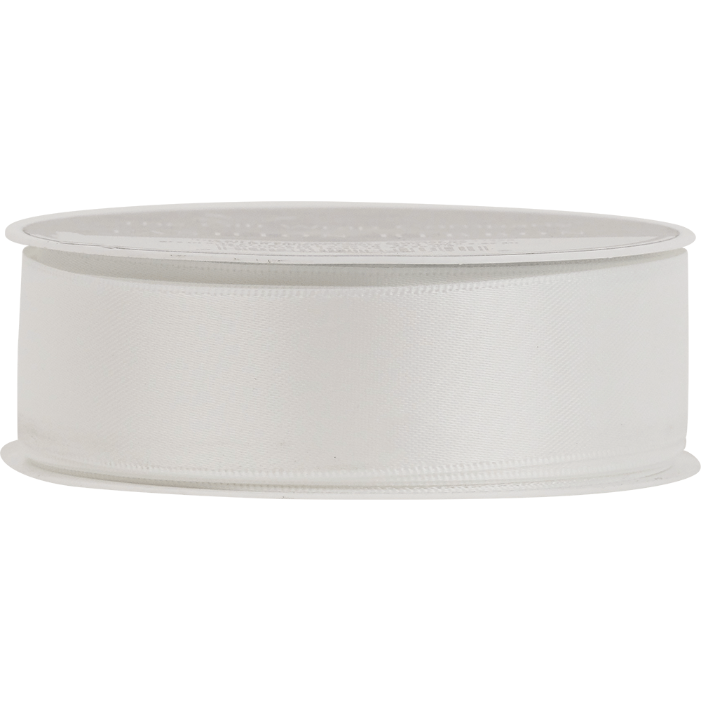 Satin Ribbon - White    
