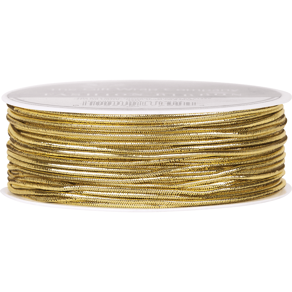 Elastic Tinsel Cord - Gold    