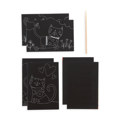 Scratch & Scribble Mini Kit - Cutie Cats    