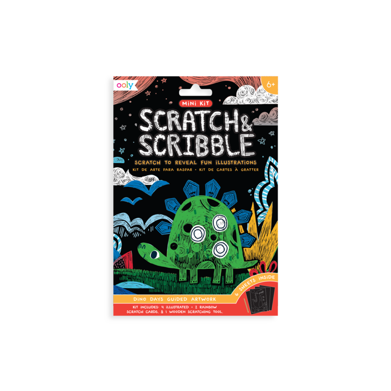 Scratch & Scribble Mini Kit - Dino Days    