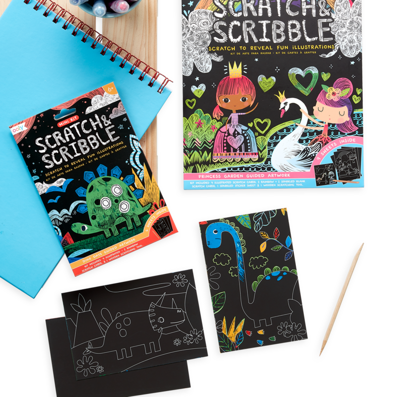 Scratch & Scribble Mini Kit - Dino Days    