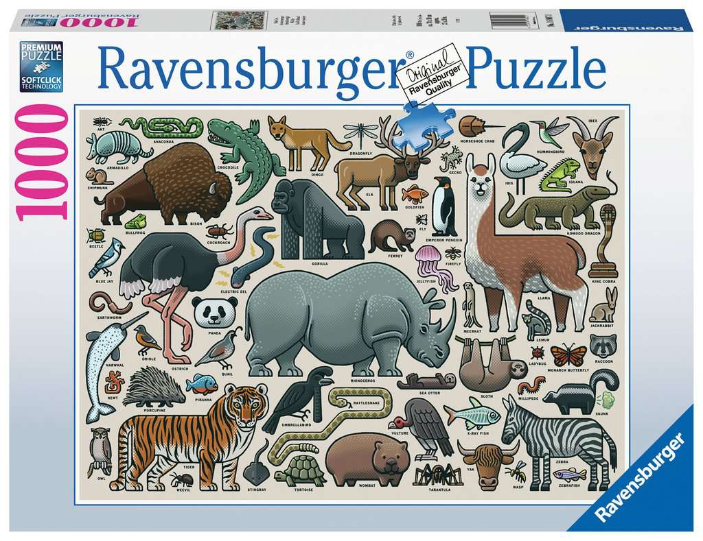 You Wild Animal 1000 Piece Puzzle    
