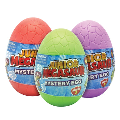 Junior Megasaur Mystery Surprise Egg (Single) - Green, Purple or Red