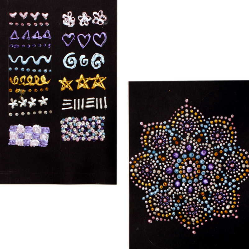 Pearlescent Dot a Lot Dimensional Craft Paints    