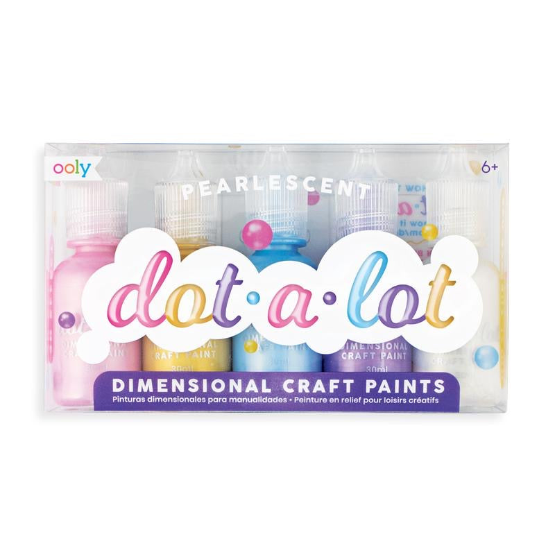 Pearlescent Dot a Lot Dimensional Craft Paints    