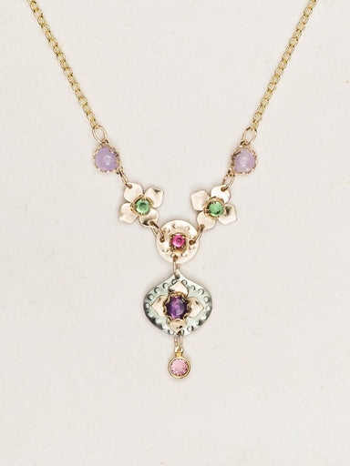 Holly Yashi Eternal Flowers Necklace - Amethyst/Sage    