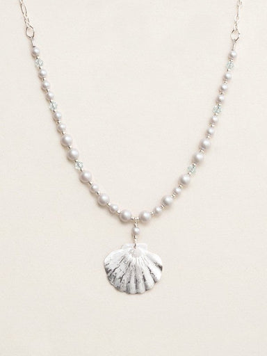 Holly Yashi Shelby Beaded Necklace - Silver    