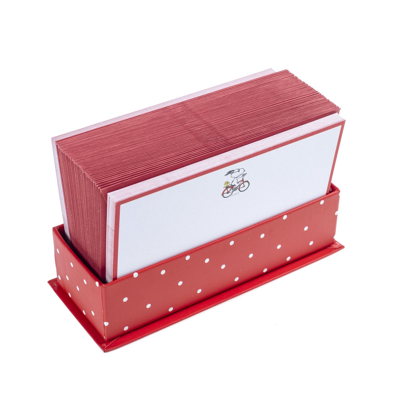 Boxed Flat Notes - Snoopy on a Bike    