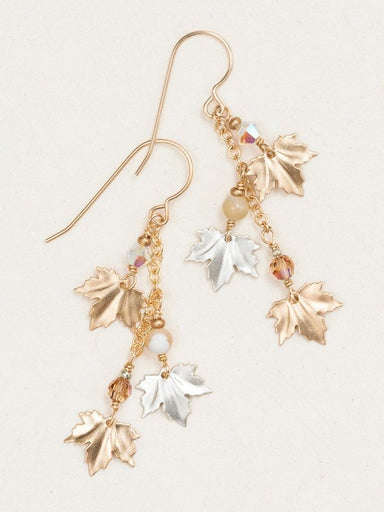 Holly Yashi Maple Chime Earrings - Gold/Silver    