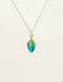 Holly Yashi Healing Leaf Pendant Necklace - Green    