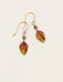 Holly Yashi Healing Leaf Earrings - Brown    