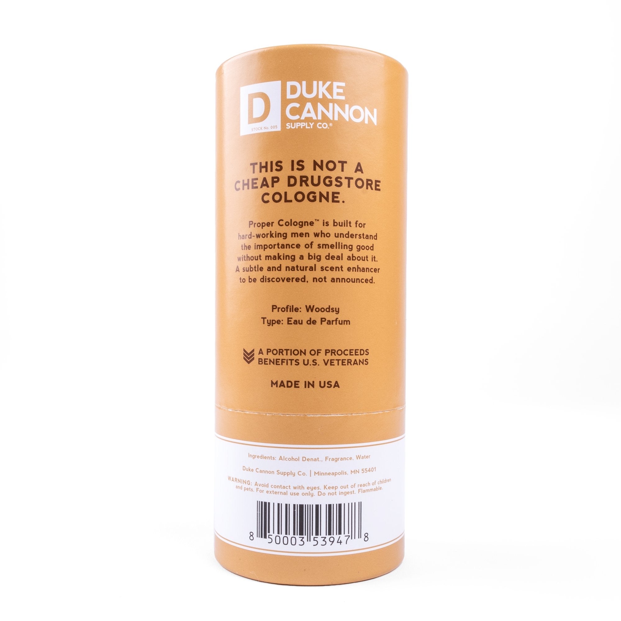 Duke Cannon Proper Cologne - Sawtooth    