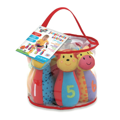 Jungle Pals Skittles Bowling Game    