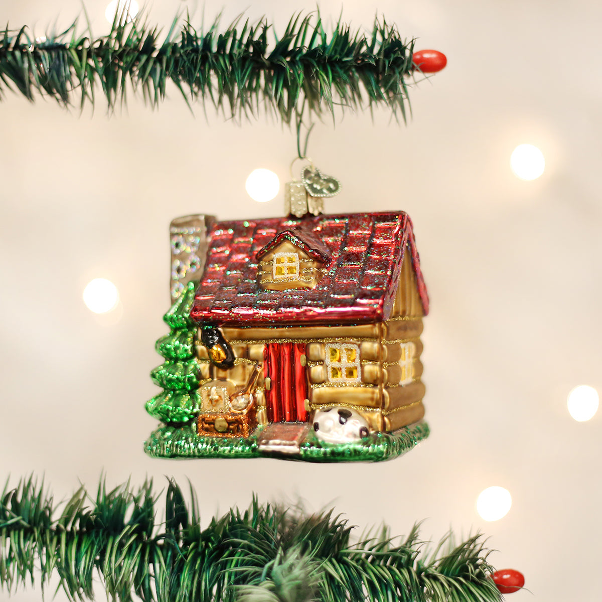 Old World Christmas Lake Cabin Ornament    