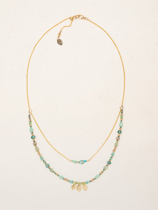 Holly Yashi Tulum Necklace - Aqua    
