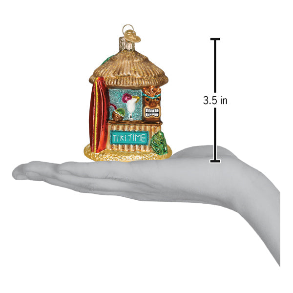 Old World Christmas Tiki Hut Ornament    