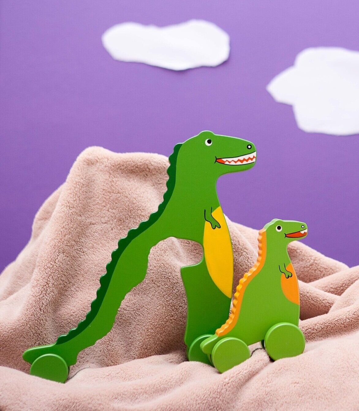 T-Rex Big and Little Push Toy    