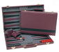 18 Inch Backgammon - Burgundy    