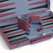 18 Inch Backgammon - Burgundy    