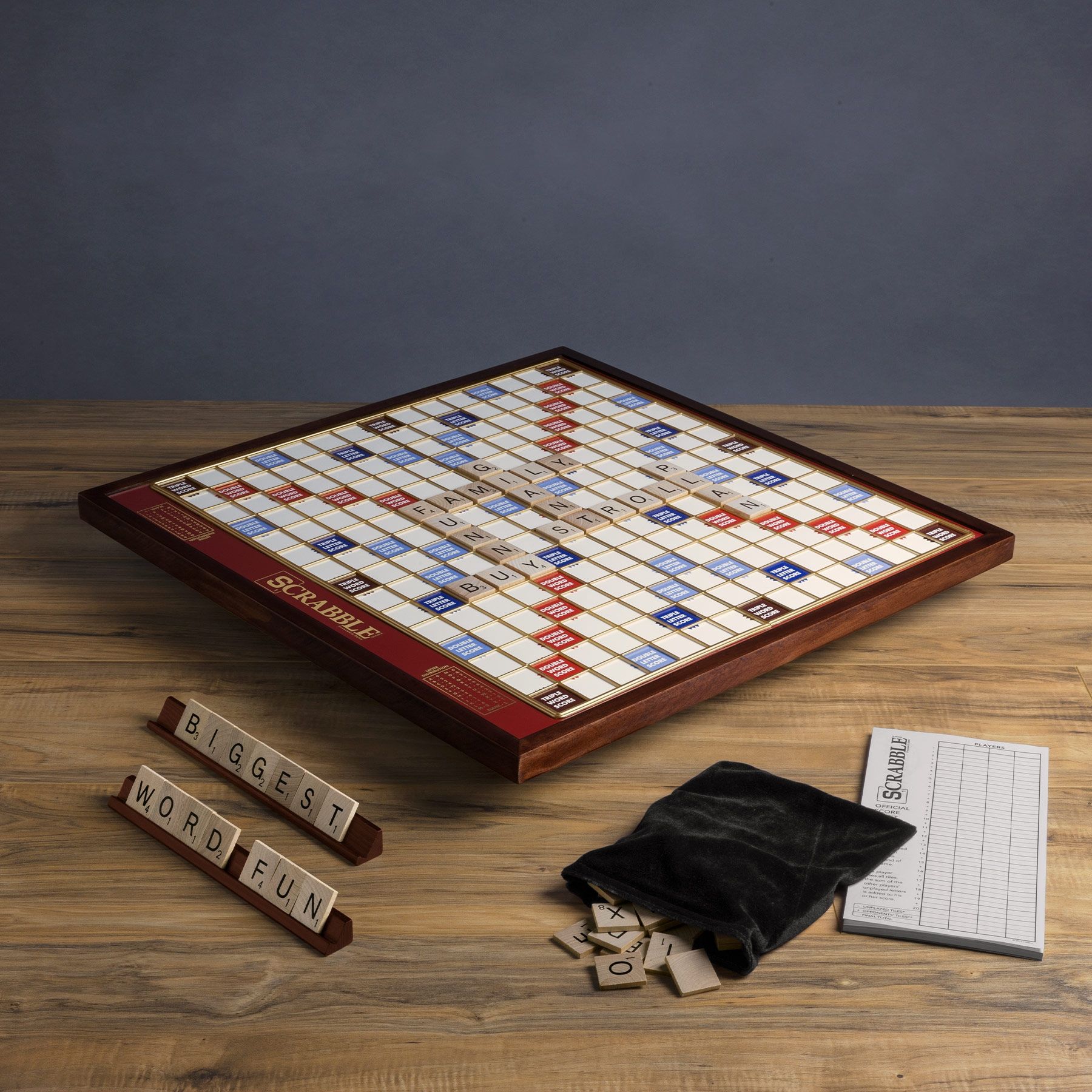 Giant Deluxe Edition Wooden Scrabble    