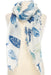 100% Cotton Scarf Blue Fish    
