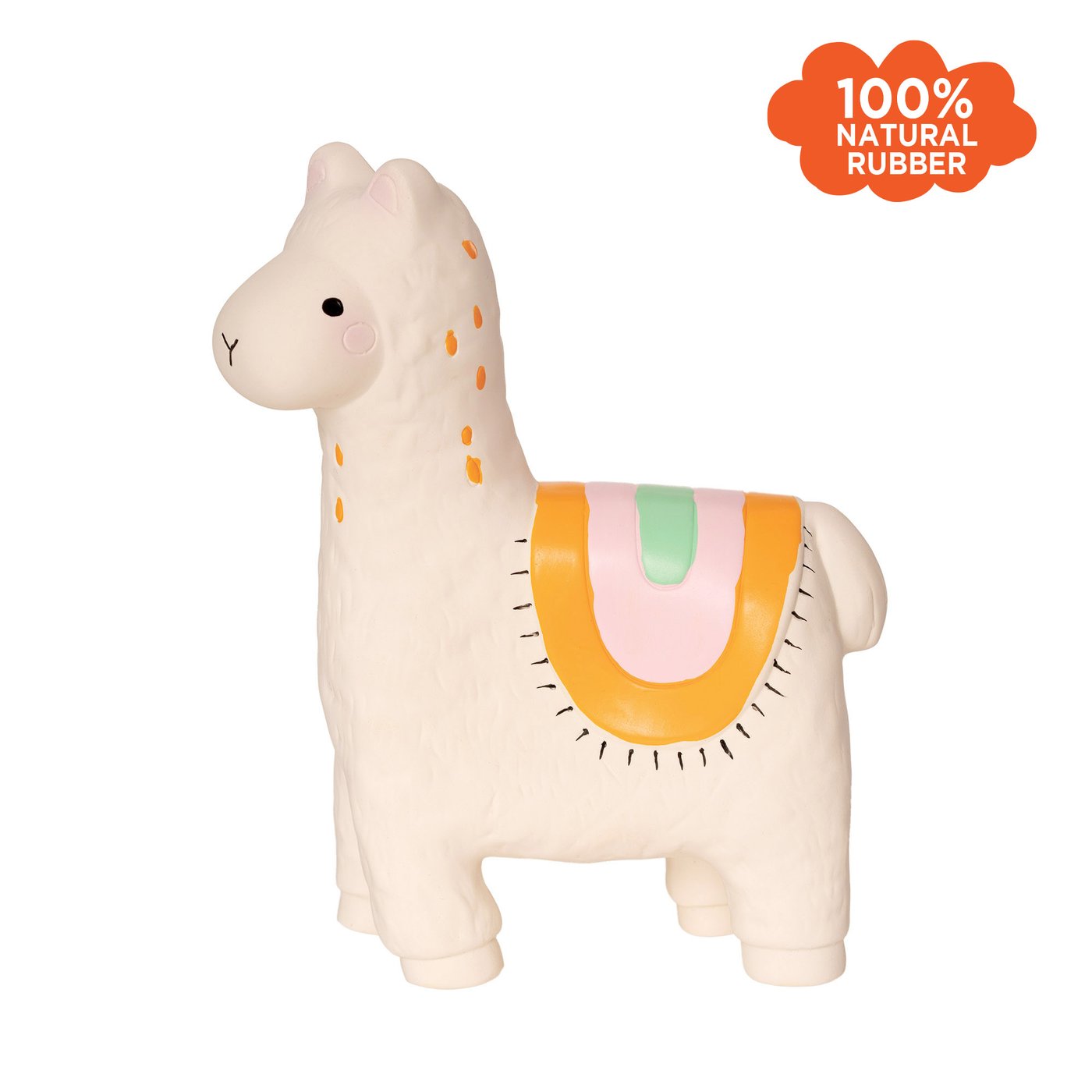 Lili Llama - Fruity Paws Rubber Teether    