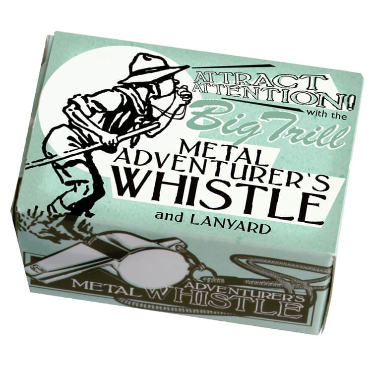 Big Trill Metal Adventurer's Whistle and Lanyard    