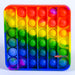 Pop'd Fidget - Square Rainbow    