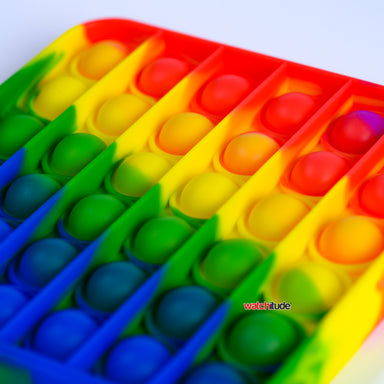 Pop'd Fidget - Square Rainbow    