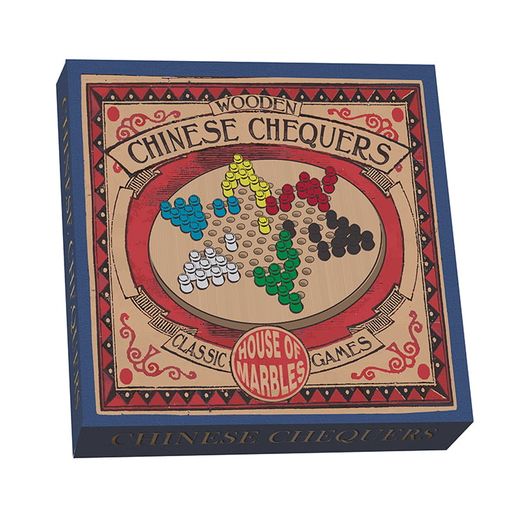 Wooden Chinese Chequers    