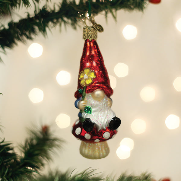 Old World Christmas Garden Gnome Ornament    