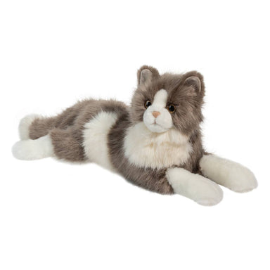 Gretta Deluxe Lying Grey Cat    
