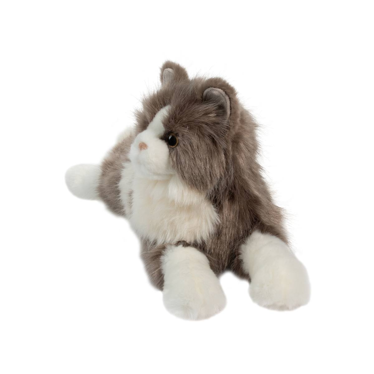 Gretta Deluxe Lying Grey Cat    