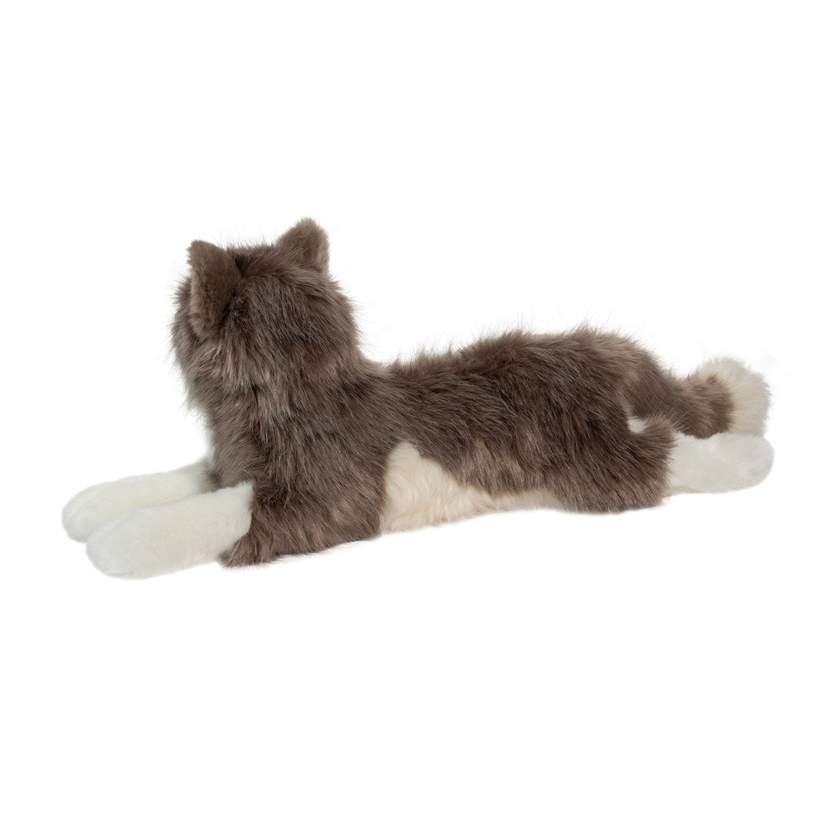 Gretta Deluxe Lying Grey Cat    