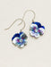 Holly Yashi Garden Pansy Drop Earrings - Bonnie Blue    