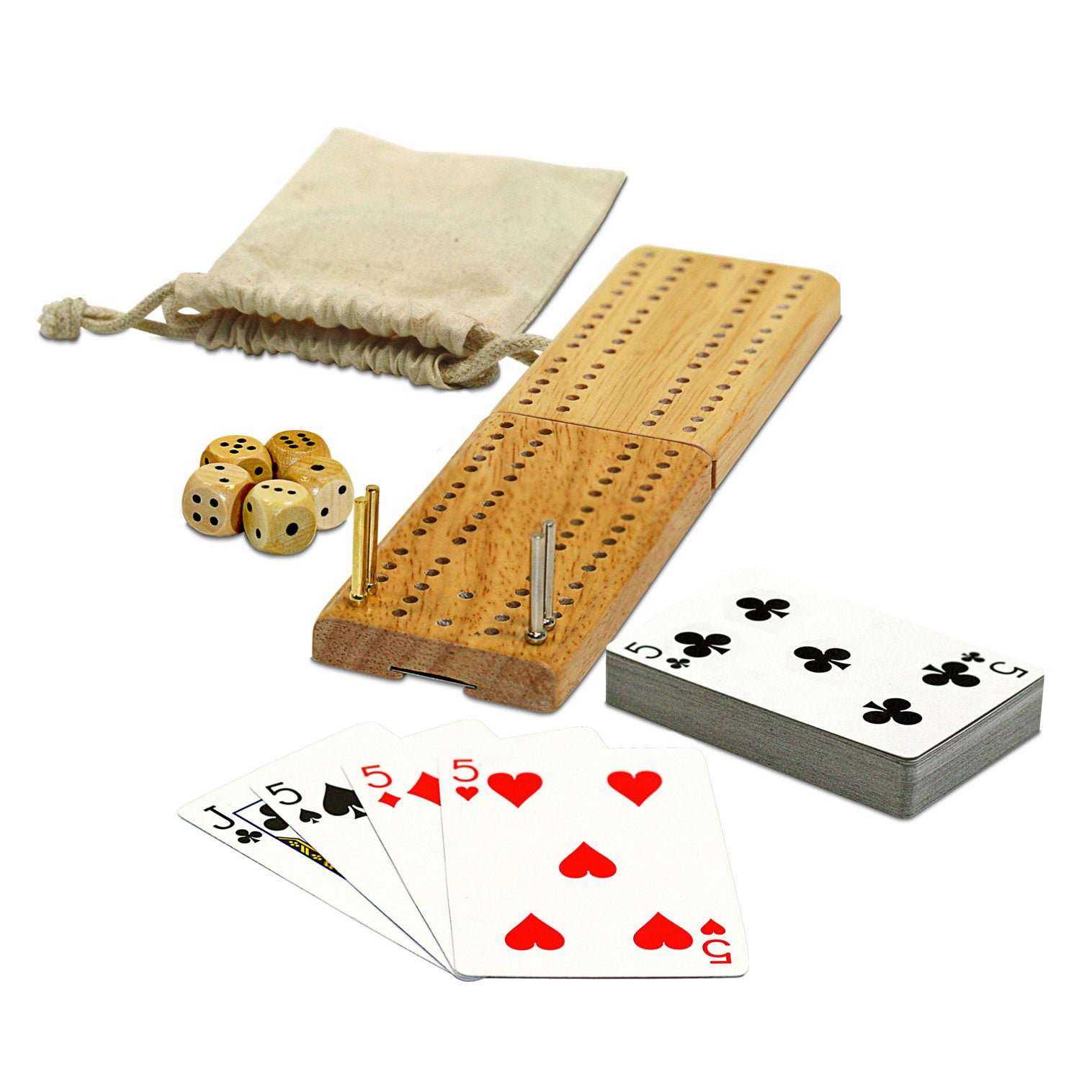 Cribbage & More - 12 Game Travel Set    