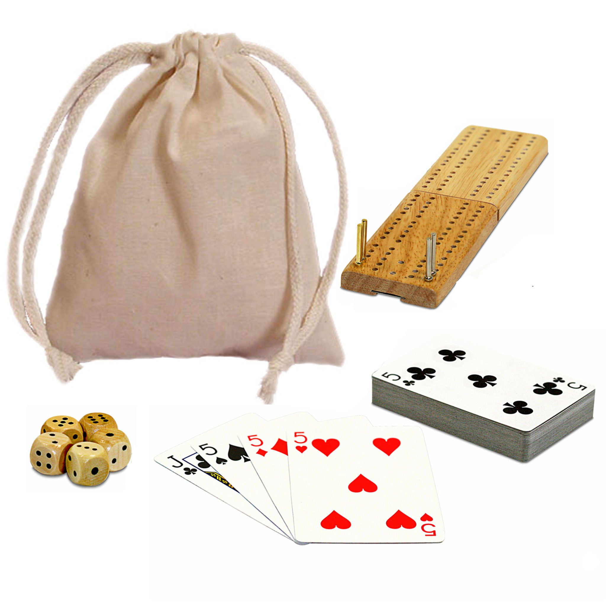 Cribbage & More - 12 Game Travel Set    