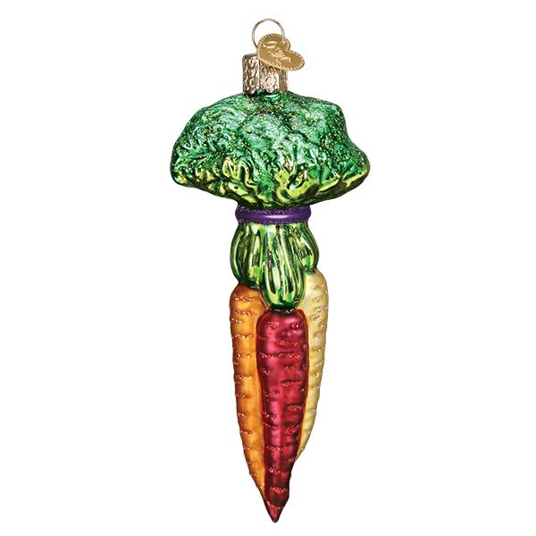 Old World Christmas - Rainbow Carrots Ornament    