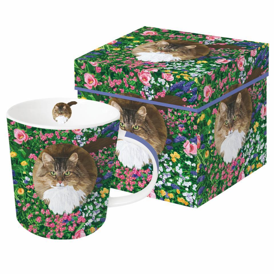Mug - Garden Cat    