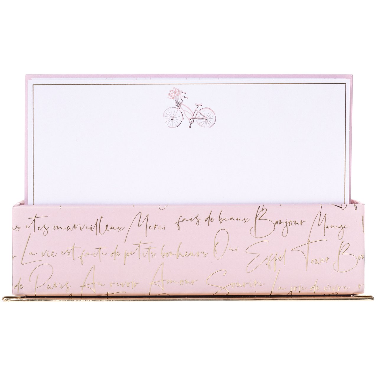 Boxed Flat Note - Parisian Traditional    