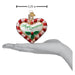 Old World Christmas Peppermint Heart Our First Christmas Ornament    