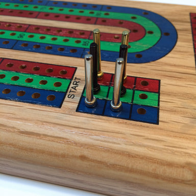 Cribbage - 3-Track - Colored Tracks    